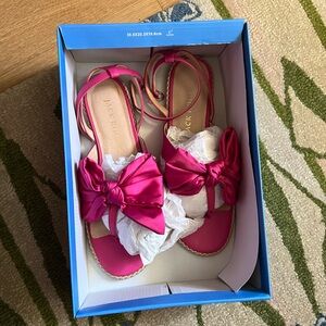Jack Rogers Heidi sandal in pink size 8.5